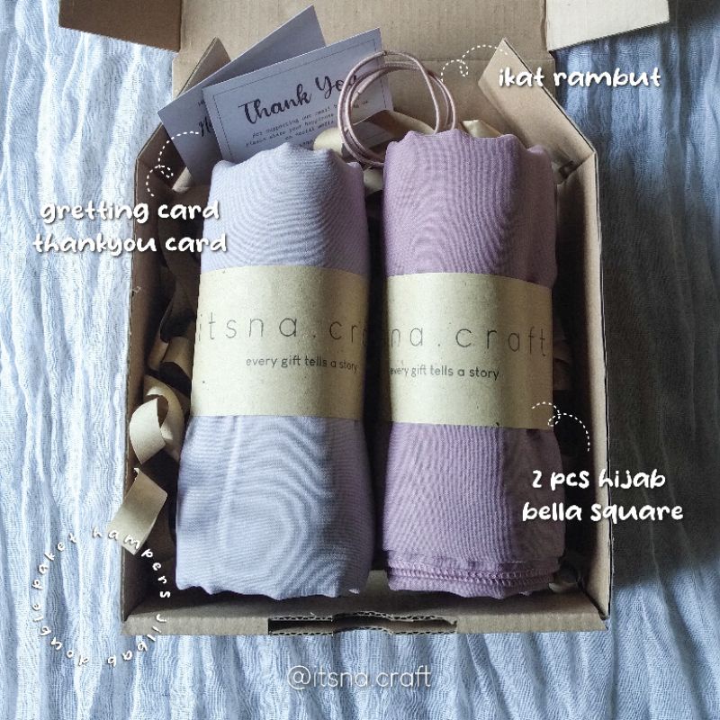 

Hampers gift box murah Paket hampers hijab double (FREE GIFT)