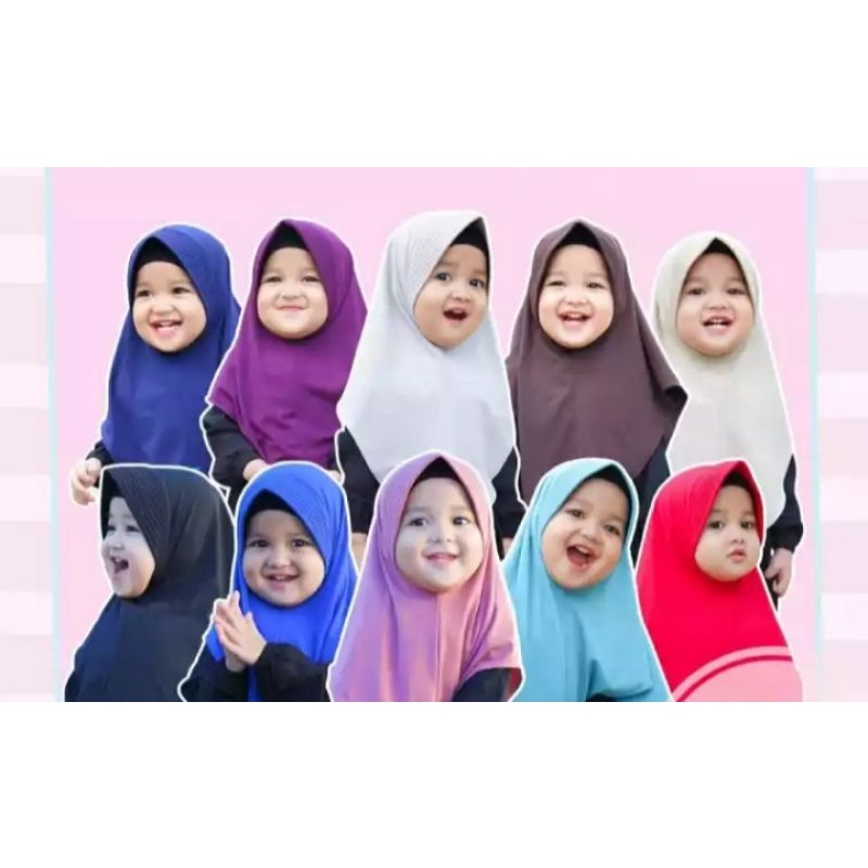 Bergo Pet Anak-Jilbab Instan Anak Jersey