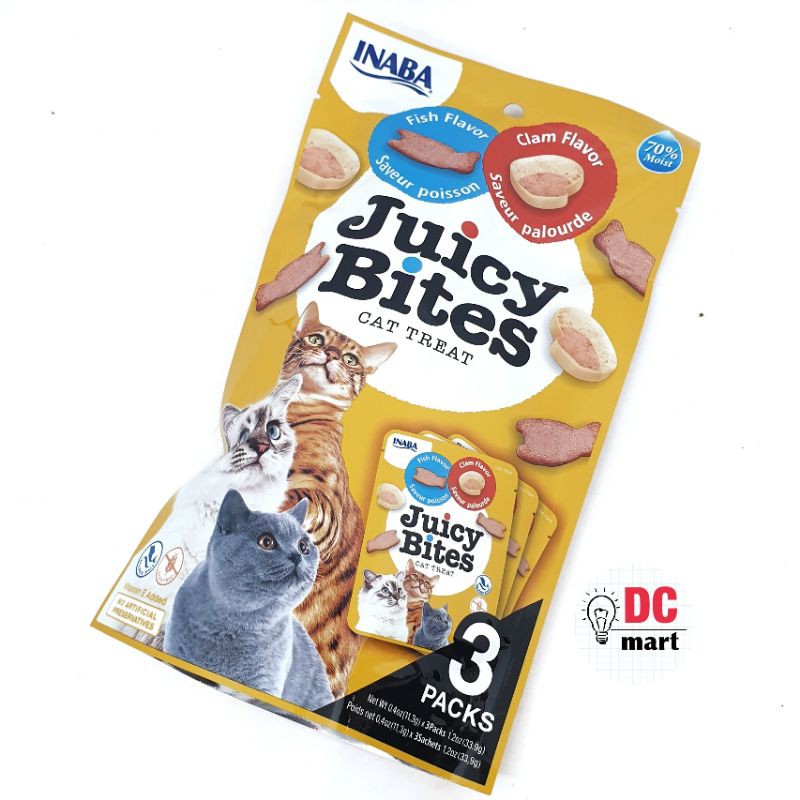 Inaba JUICY BITES Cat Treat ( isi 3 sachet) / Snack Kucing