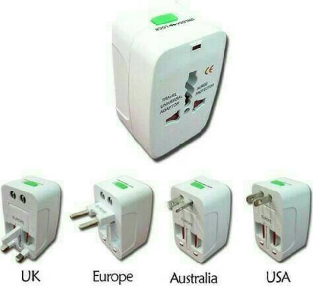 Travel Adaptor Universal Internasional Colokan Listrik Multi Konversi