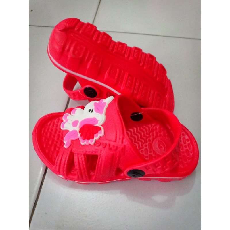 Sandal anak balita/Sandal Dulux Type 271E/karakter anak kuda pony
