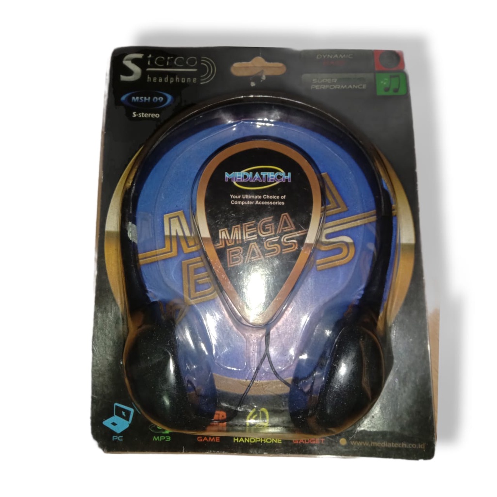 Mediatech Headset MSH 09 (S stereo) - 56010