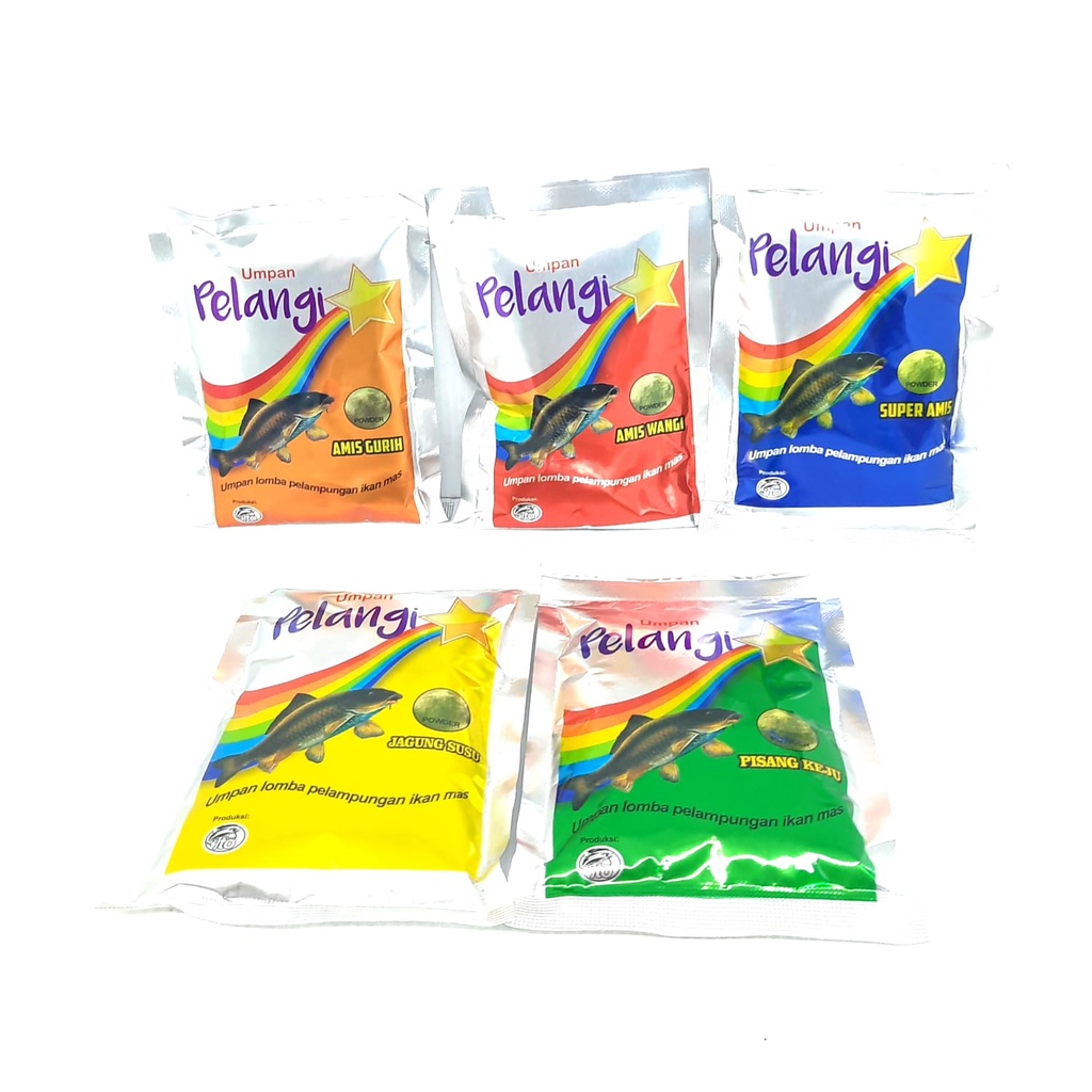 UMPAN PELANGI UMPAN UNTUK IKAN MAS