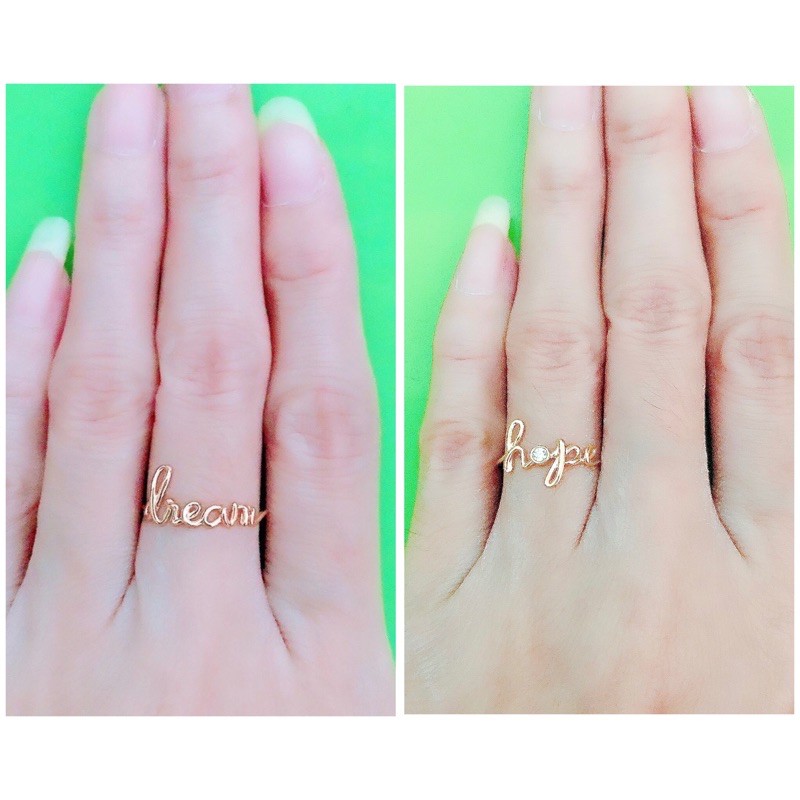 Cincin linea UBS - dream & hope