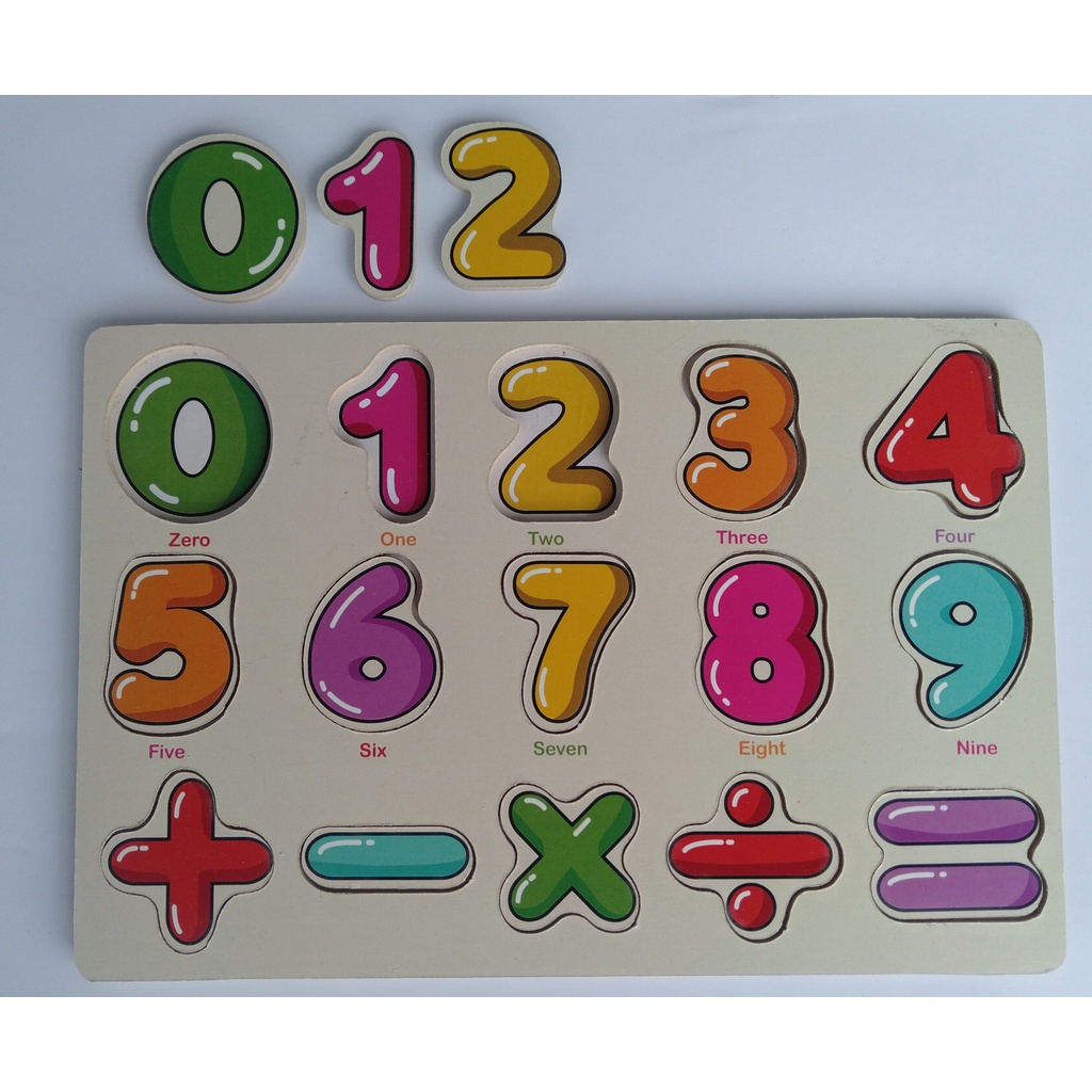 Puzzle kayu Mainan edukasi