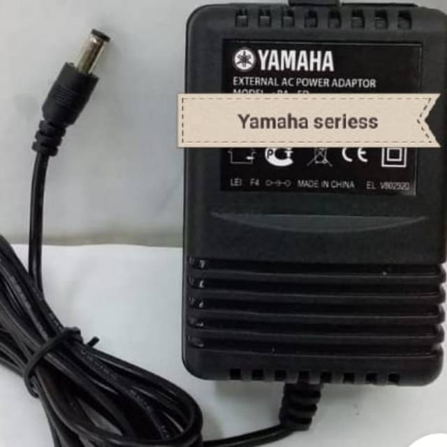 AC adaptor Yamaha DGX660-DGX650-DGX640-DGX630-DGX620-DGX530-DGX230 DLL SERIESS