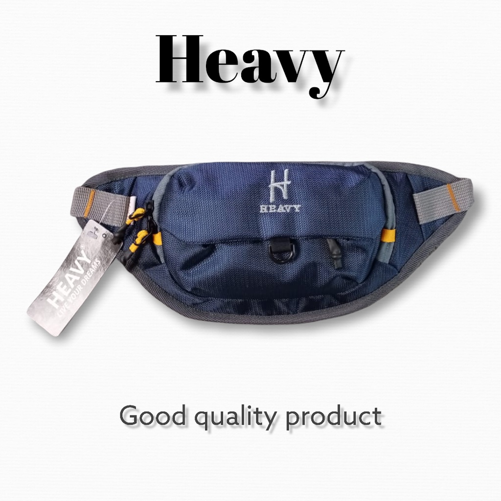 Heavy Official Shop - Heavy.bag Tas pinggang pria - Waistbag Heavy - Tas Pria Kasual