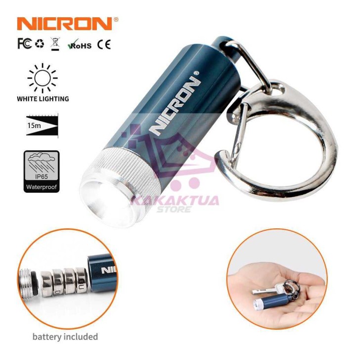Mini Keychain Flashlight - Senter Mini 10 Lumens