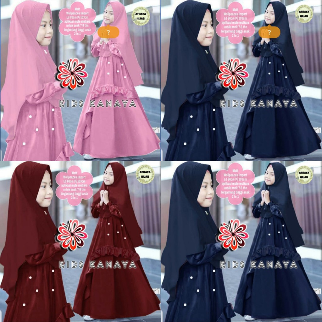 GAMIS SYARI DRESS ANAK SYARI KANAYA KISD