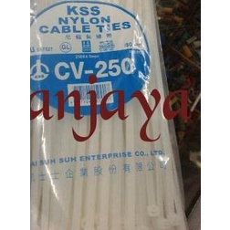 

➦ KSS NYLON CABLE TIES CV-250/250X4,8MM PUTIH ♦