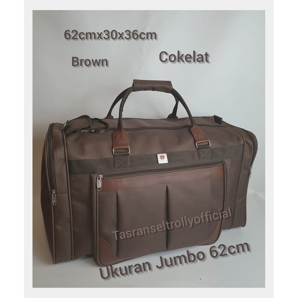 Tas Pakaian Travel Bag Polo Interclub 62cmx30x36cm ukuran Jumbo 100%original