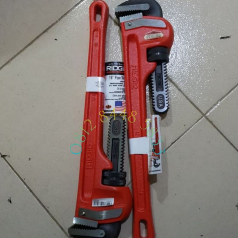 size 24 inch RIDGID kunci pipa heavy duty RIDGID original
