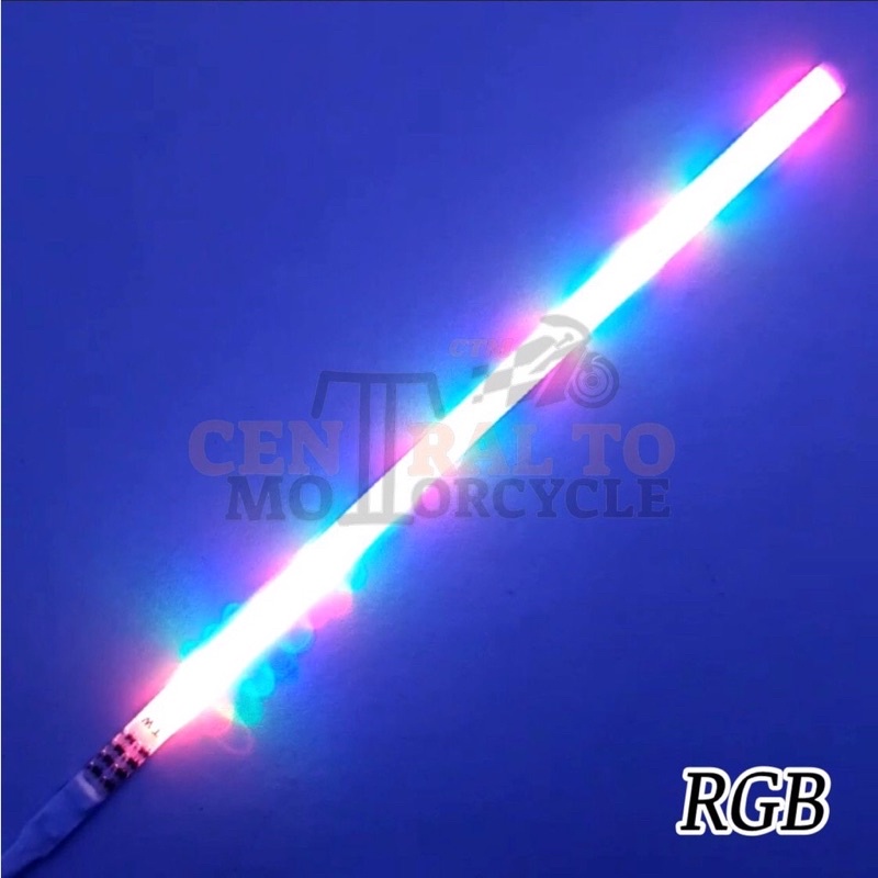 Lampu running alis LED 60cm motor mobil / Lampu alis flexyble 60cm RBG