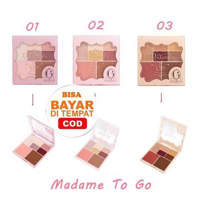 MADAME GIE TO GO MAKE UP KIT [EYESHADOW, BLUSH, CONTOUR, HIGHLIGHTER]