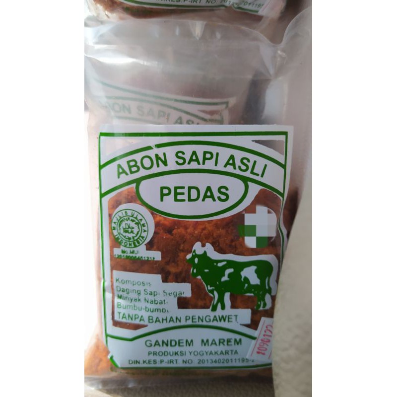 

ABON SAPI ASLI PEDAS SPICY BEEF FLOSS GANDEM MAREM TANPA MSG