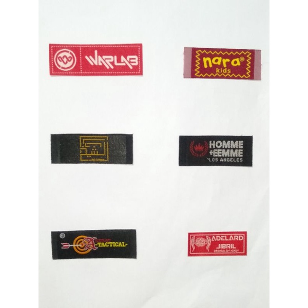 

LABEL WOVEN DAMASK / LABEL BAJU DISTRO / LABEL BAJU GAMIS