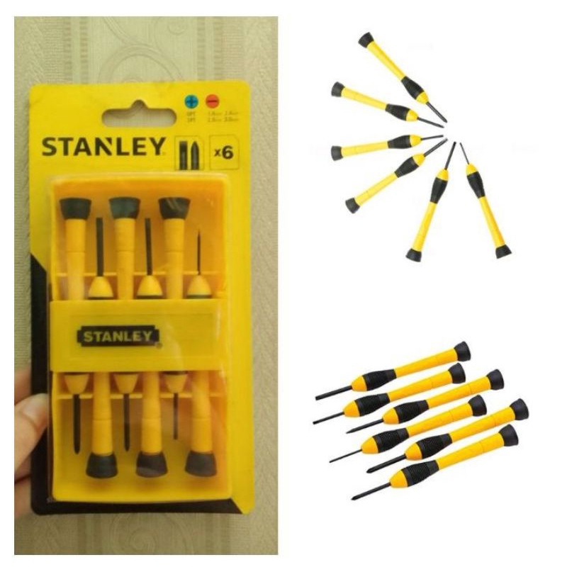 STHT66052-8 Obeng Precision Screwdriver Set 6PCS Bi-Mat