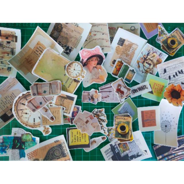 

Sticker Tema Vintage /45 pcs