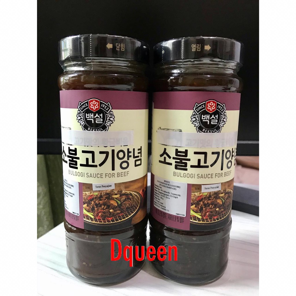 

Beksul Korean BBQ Bulgogi Sauce Marinade - Saus bumbu BBQ - 500g