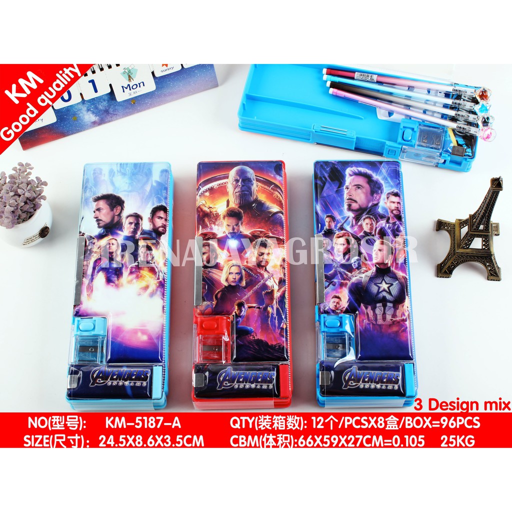 

Pencil case anak murah bagus pria wanita avangers