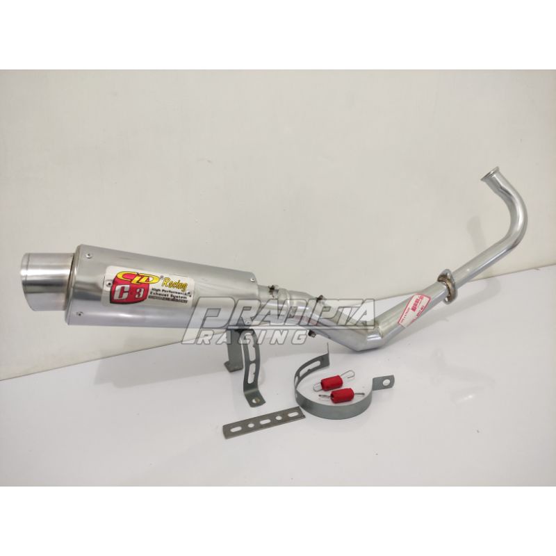 Knalpot Racing CLD Monster' Mio sporty Mio soul Mio J Mio Z Mio M3 Mio Smile X-Ride Genio Fino fi/ka