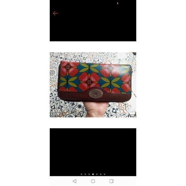 Fossil wallet keyper Tosca flower
