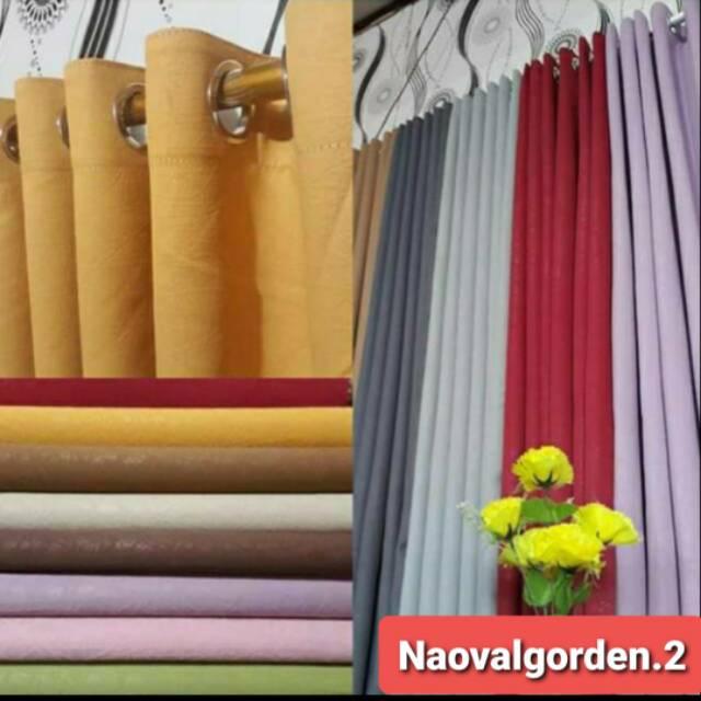 Gorden Blackout polos motif serat