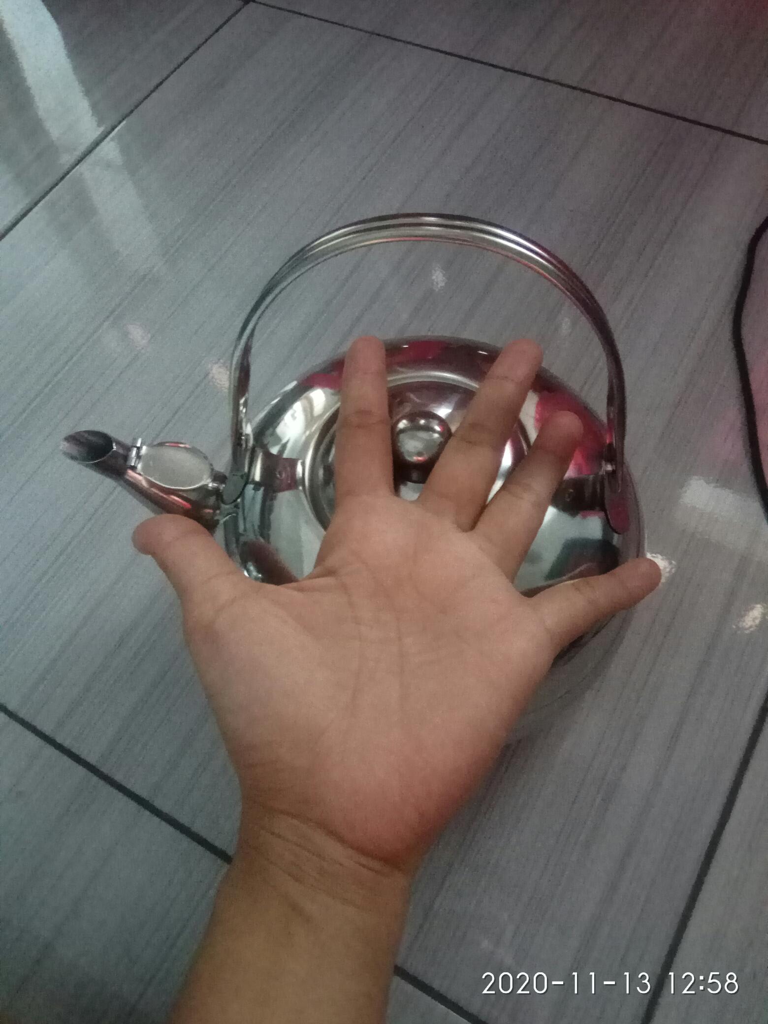 Ketel / Teko / Ceret / Tea Mini Pot Emas 18cm Stainless Plus Saringan