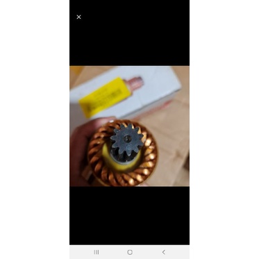 Armature Angker Starter 8dc10 8dc11 11t panjang 202mm diameter 76mm 24V gigi 11