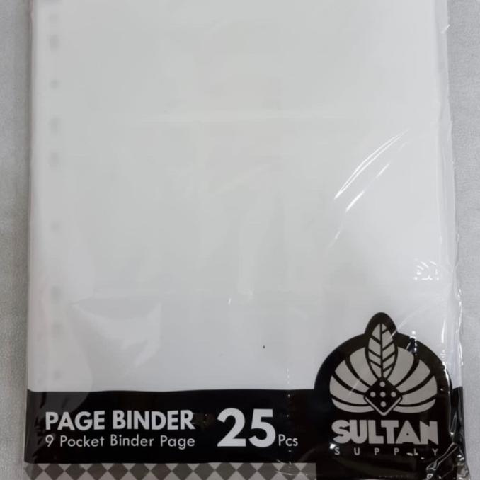 

Office & Stationery | Document Organizer | Sultan 9 Pocket Page Binder (Isi 25 Lembar) | Best Seller