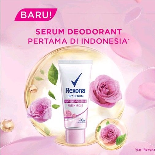 Rexona Deo Dry Serum Natural Brightening Fresh Sakura 50ml