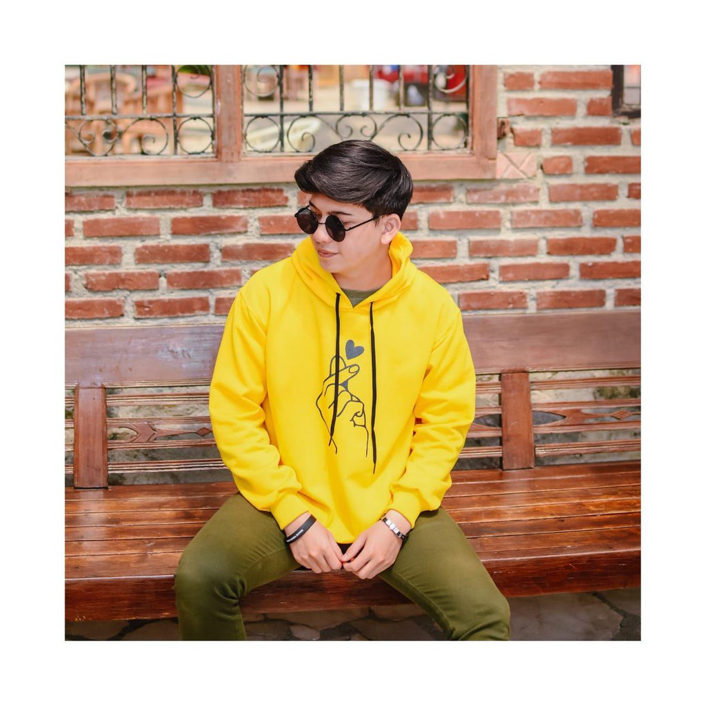 Saranghaeyo Sweater | Sweater Cewe Cowo | Sweater Kekinian