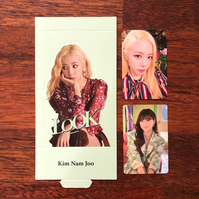 APINK LOOK PHOTOCARD STANDEE YOS JOOJIRONG NAMJOO HAYOUNG AR PC NAEUN EUNJI BOMI CHORONG