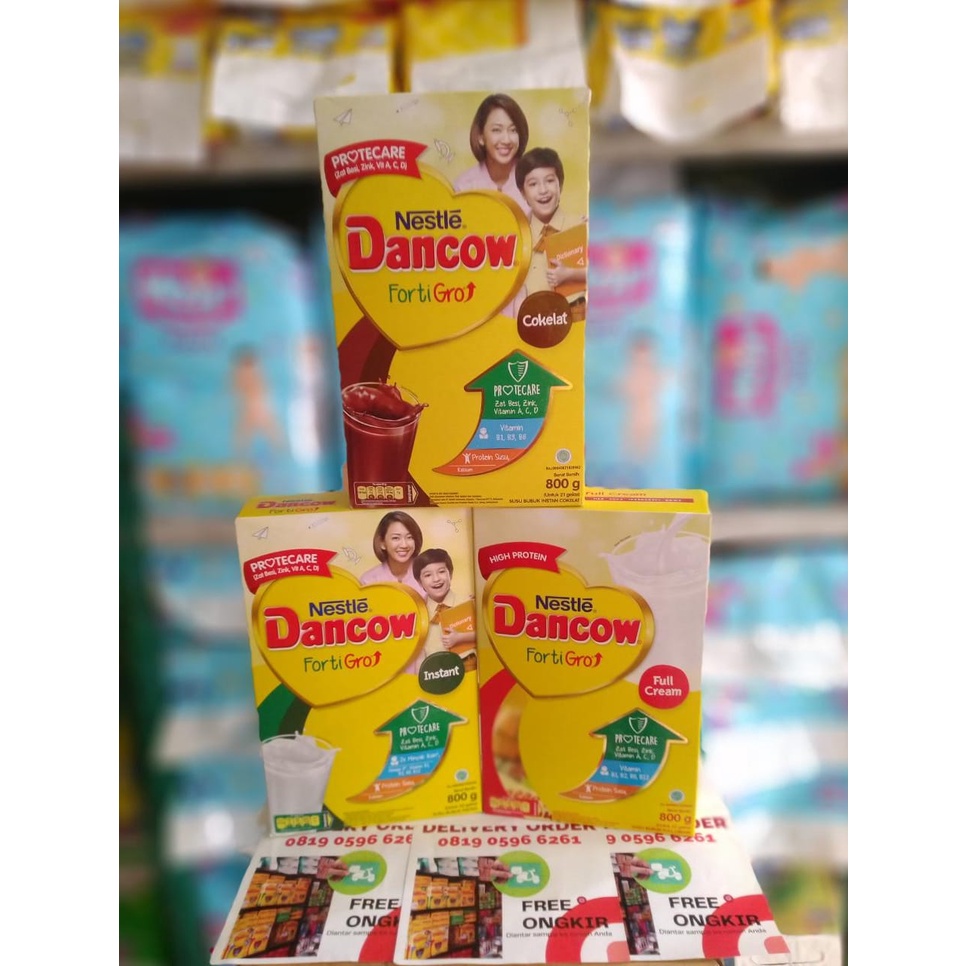 

DANCOW FORTIGRO COKLAT - VANILA - FULL CREAM 780gr