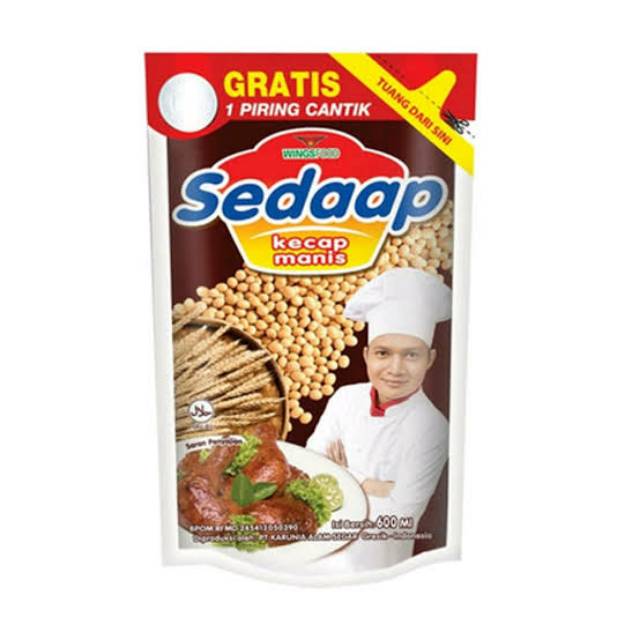Kecap sedap 600ml hadiah piring pecah tidak garansi