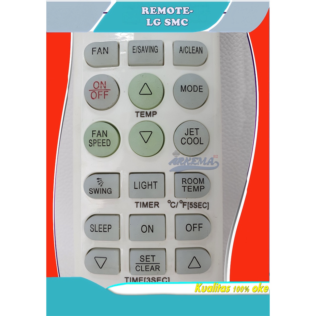 REMOTE CONTROL AC LG 0.5PK SAMPAI 2.5PK | REMOT KONTROL AC LG UNIVERSAL / MULTI