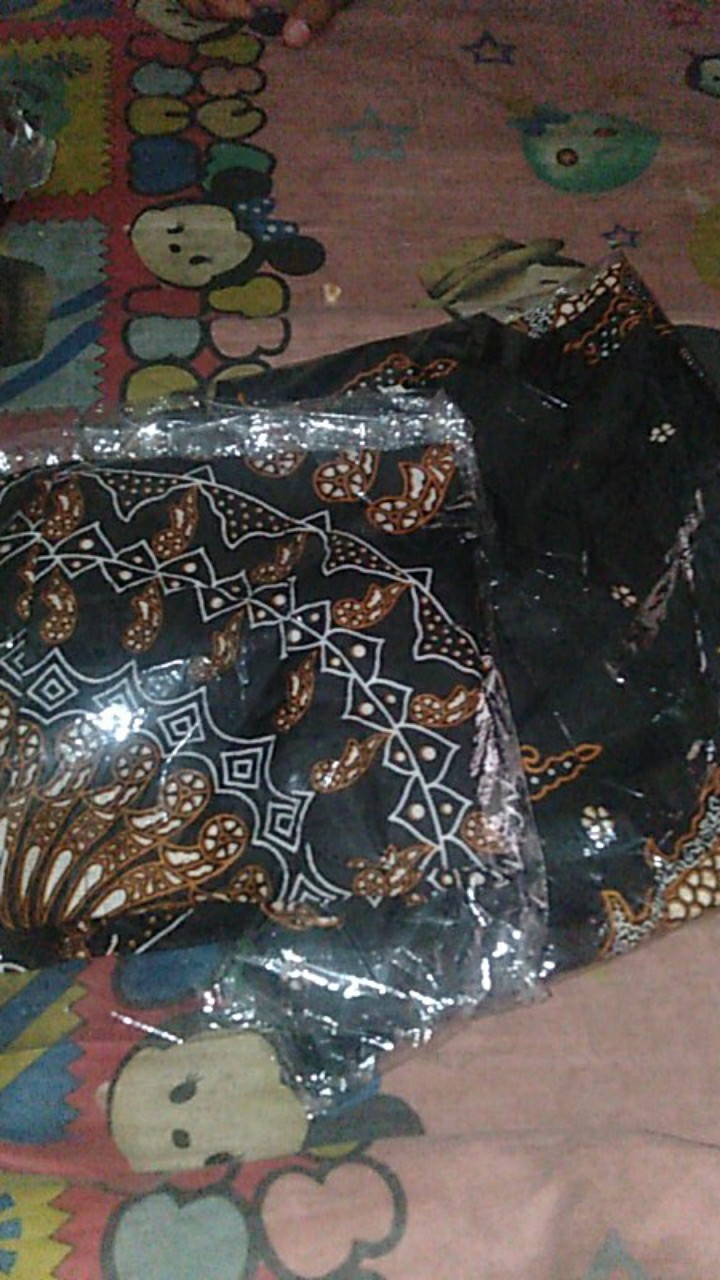 Kemeja Batik Pria Lengan Panjang S M L Xl - Jumbo