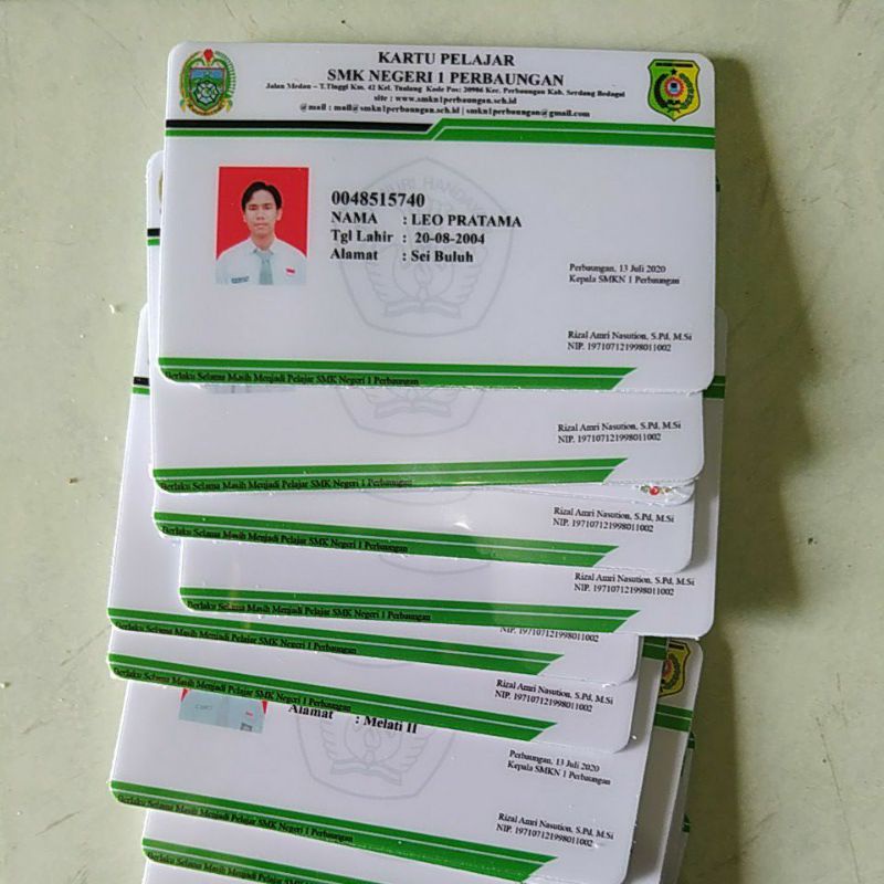 CETAK ID CARD MURAH BAHAN PVC TEBAL