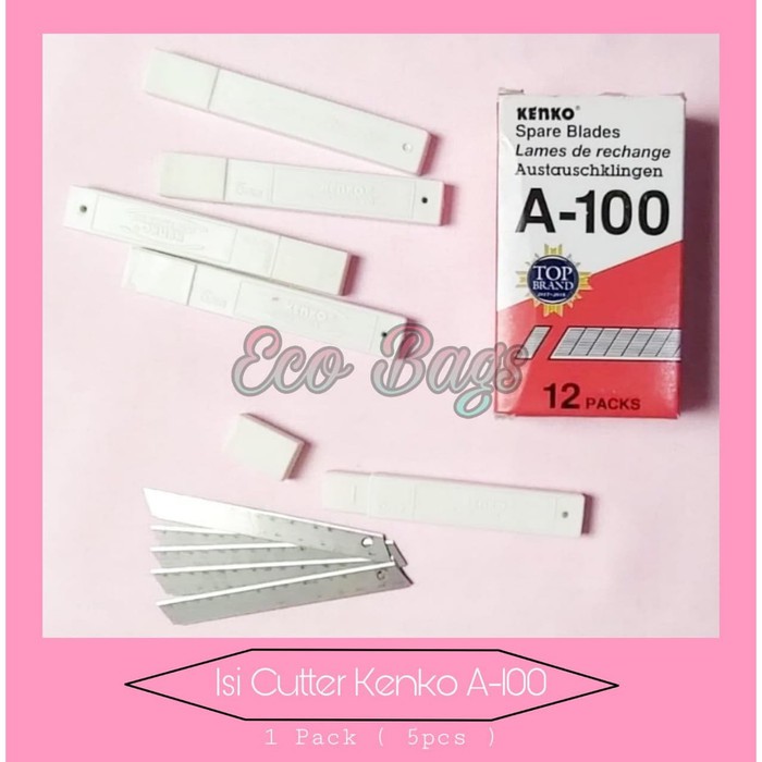 

Isi Cutter Kecil/Isi Cutter Kenko A100/Refill Cutter/Isi Pisau Cutter