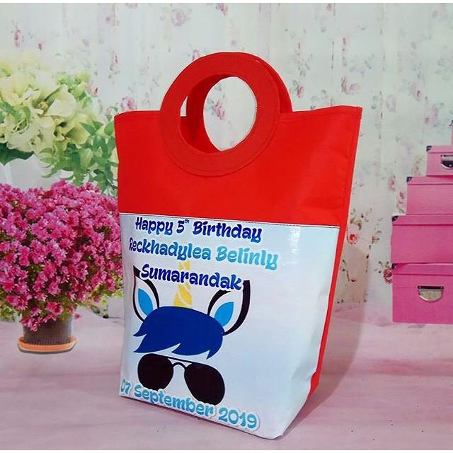 TAS PEGANGAN BULAT / TAS ULTAH TERLARIS / TAS ULANG TAHUN / TAS ULTAH MURAH / TAS ULTAH GROSIR-2