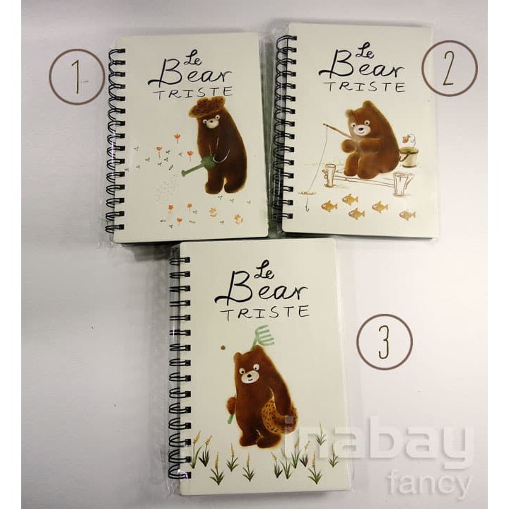 

Buku Tulis Catatan Jurnal Spiral / Ring Notebook Elegant - Le Bear Murah