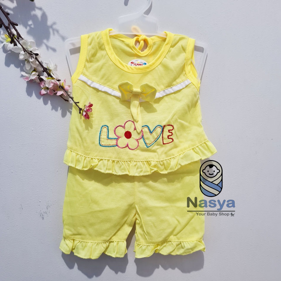 [N-102] Baju Bayi New Born Kombinasi / Setelan sehari-hari anak perempuan (0-6 bulan)