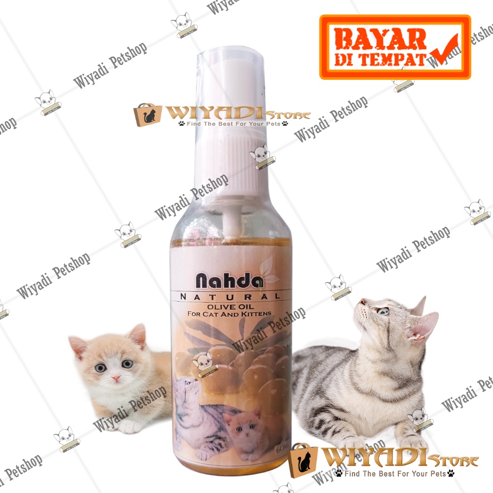 Olive Oil Zaitun 60ml Herbal Anti Oksidan Baik Utk Diet dan Kesembelit, Bisa untuk jamur Scabies, Obat Untuk Tungau Telinga, Baik Juga Untuk Bulu kucing Kitten