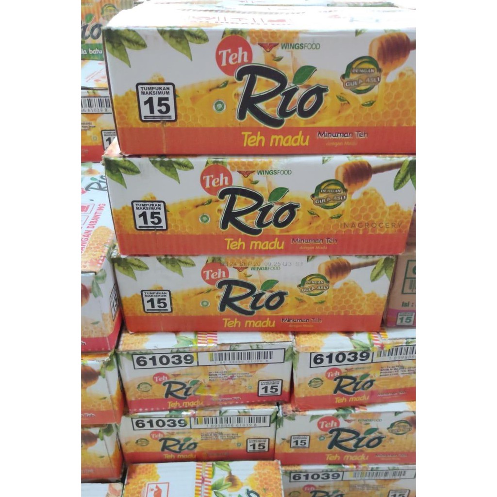 

TEH RIO (MADU & GULABATU) 24pcs x 190ml