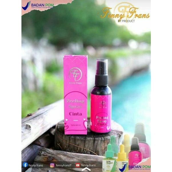 peeling spray cinta ff by fenny frans original