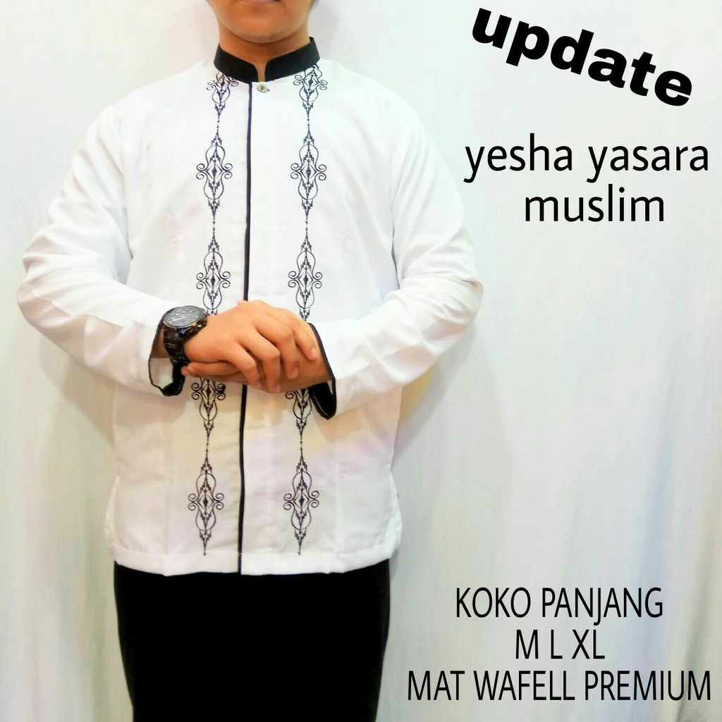 PROMO baju koko baju muslim pria atasan katun terbaru PROMO baju koko baju muslim pria atasan katun terbaru