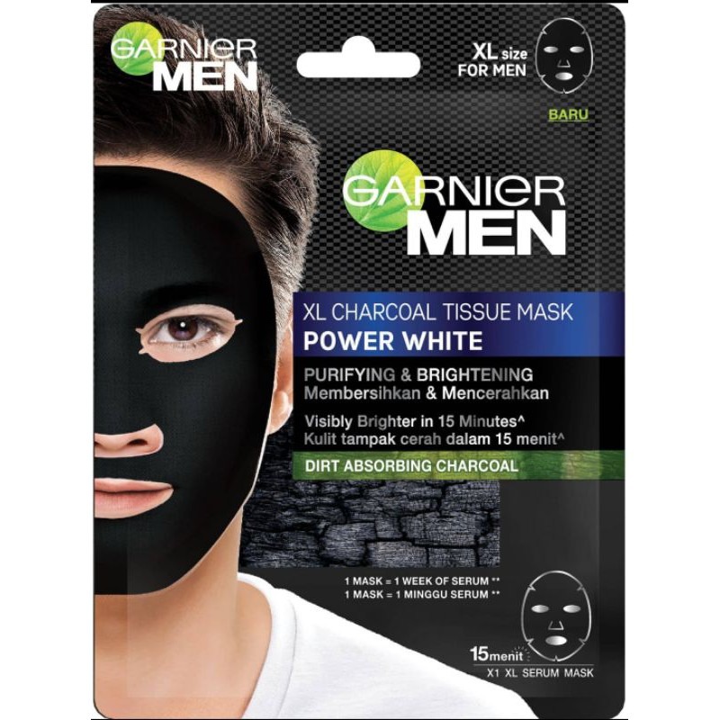 Garnier Men XL Charcoal Mask Turbo Bright