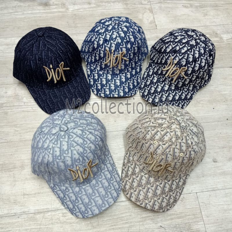 Topi Dori monogram Canvas Topi Baseball Premium Quality