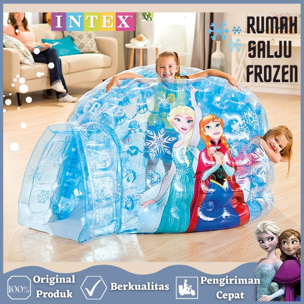 Tenda Tendaan Rumah Rumahan Mainan Bermain Frozen Anak Anak Perempuan Besar Outdoor Indoor Portable