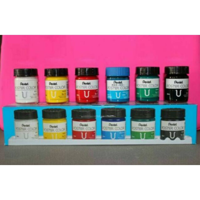 

Poster Colour 'PENTEL' WPU 30 cc ( 1 set ada 6 warna )